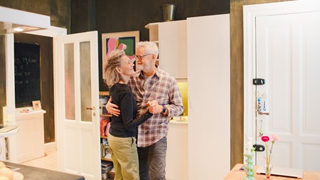 Pensioneret par der danser